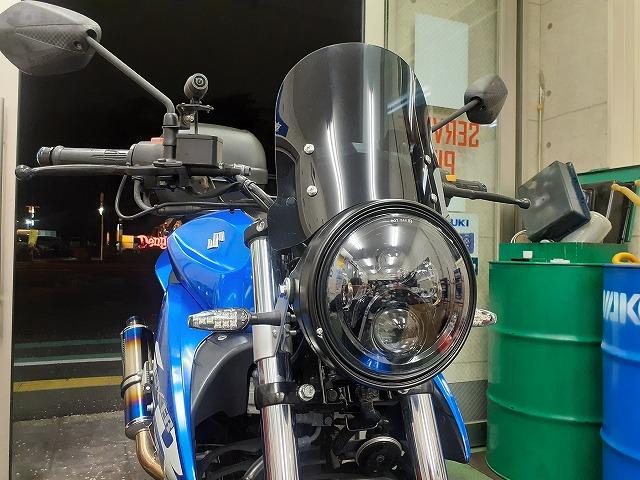 ジクサー150、ヘッドライト丸目化カスタム！（小出商会 AUTO