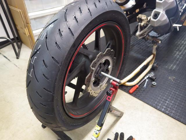 CBR250RR (MC51) タイヤ 交換（ホンダスポットステージワン 五日市店の
