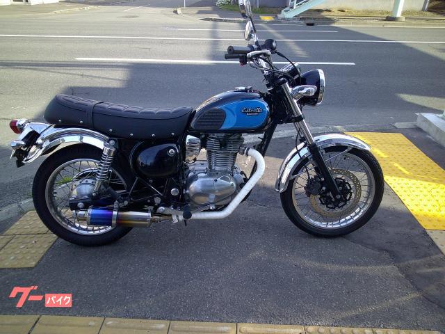 カワサキ エストレヤ インジェクション カスタムマフラー＆シート