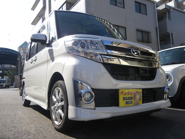 ダイハツ タント カスタムX SA Tベルチェーン スマートキーの中古