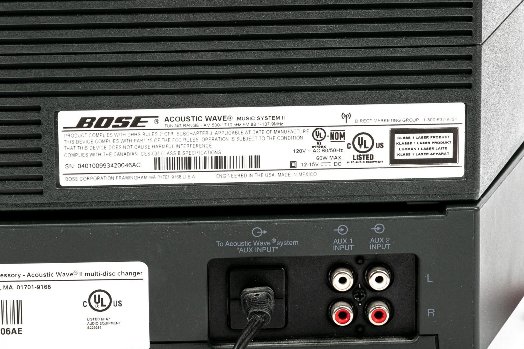 Bose Acoustic Wave Music System 2 #151575 | Black Rock Galleries