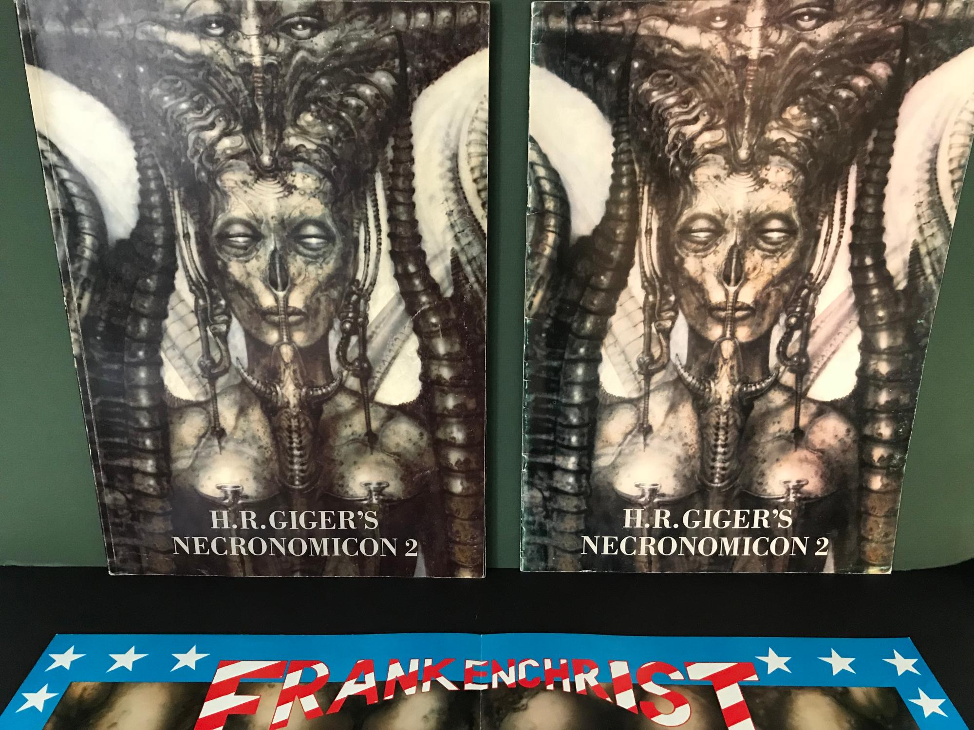 H.R. Giger's Necronomicon 2 (THREE ITEMS - Art Book German Edition