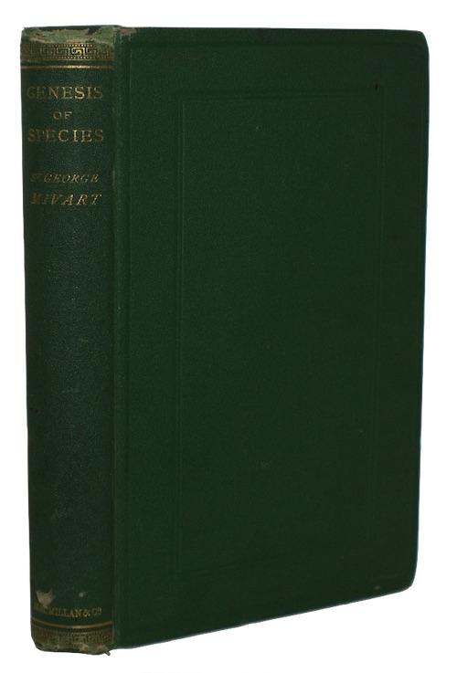 THE GENESIS OF SPECIES MIVART 1871 Ebook - On the Genesis of Species