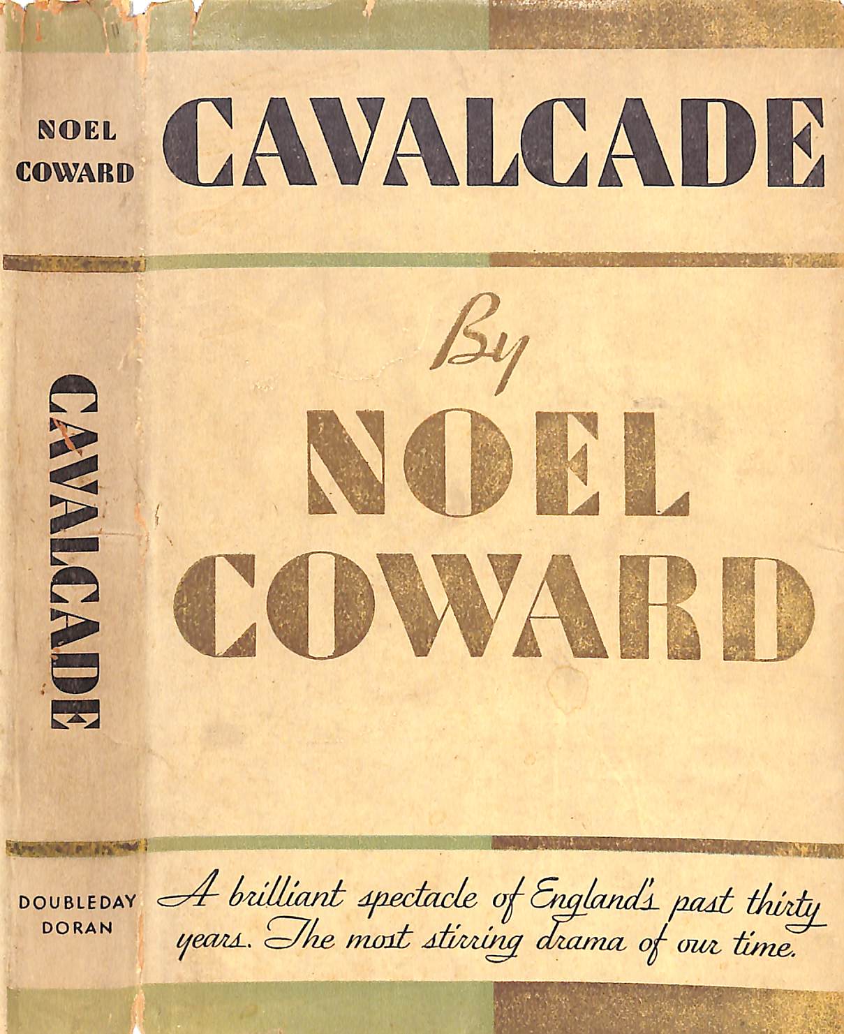 Cavalcade by COWARD, Noël: Very Good Hardcover (1933) 1st Edition