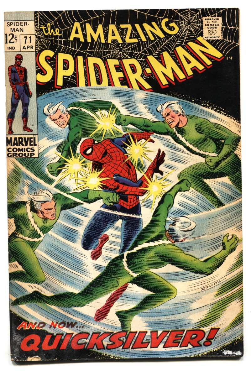アメージングスパイダーマン #71 クイックシルバー❗️アメコミリーフ