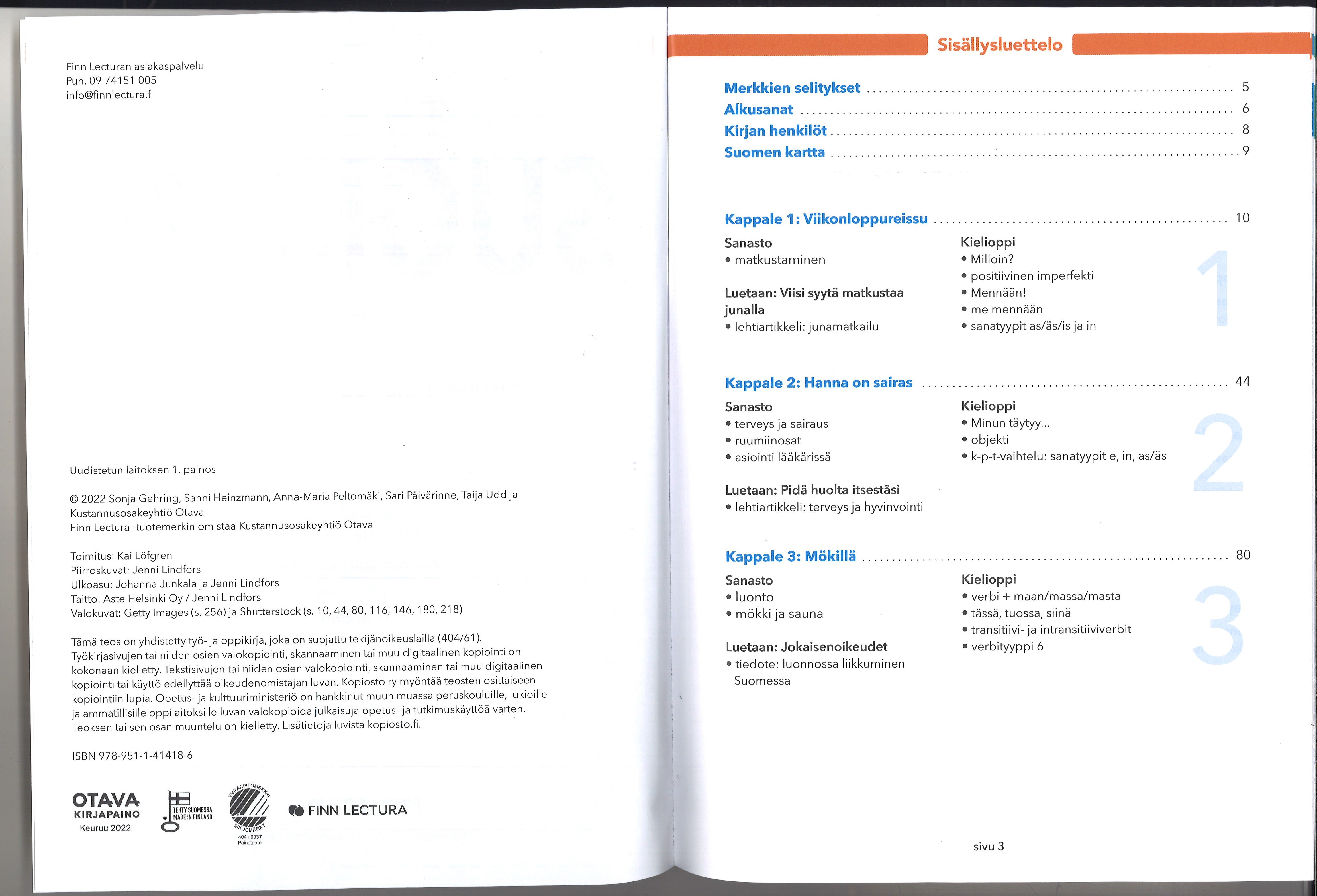 Suomen mestari 2. New edition. Textbook by Heinzmann Sanni