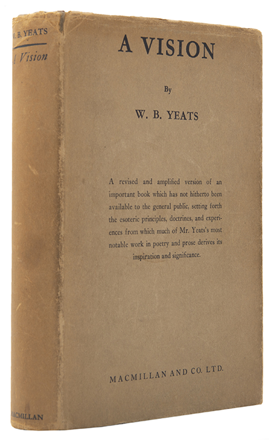 A Vision. by YEATS, W.B.: (1937) | Shapero Rare Books