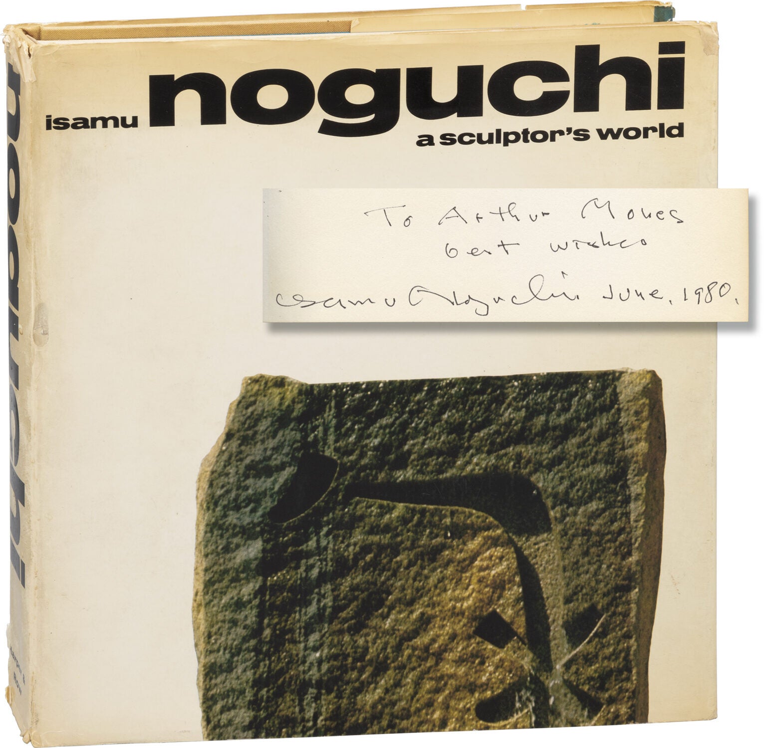 Isamu Noguchi: A Sculptor's World (First Edition, inscribed) by