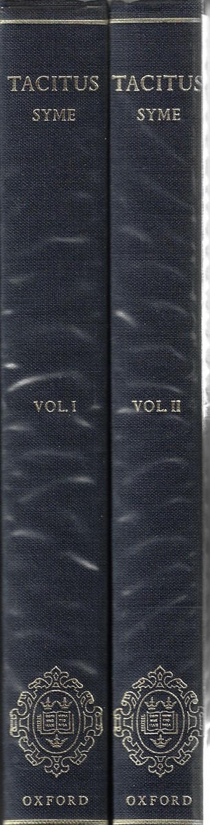 洋書 Tacitus (2 volumes) by Ronald SYME Tacitus 2 vols. | Ronald