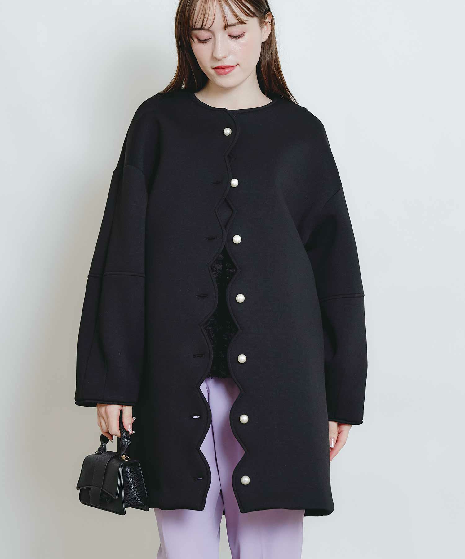 スカラップボンディングコート | PICCIN (ピッチン) 公式通販