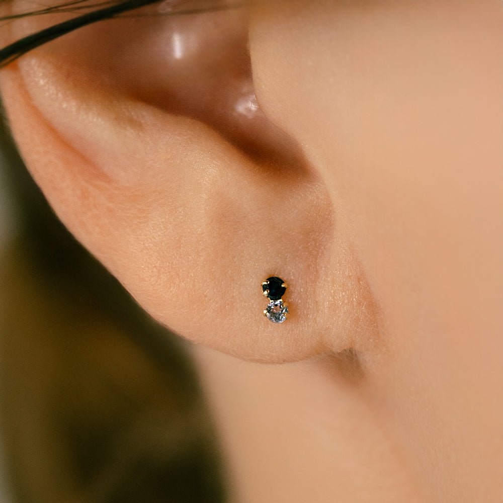 K10天然カラーストーン 軟骨ピアス – PICOLLET