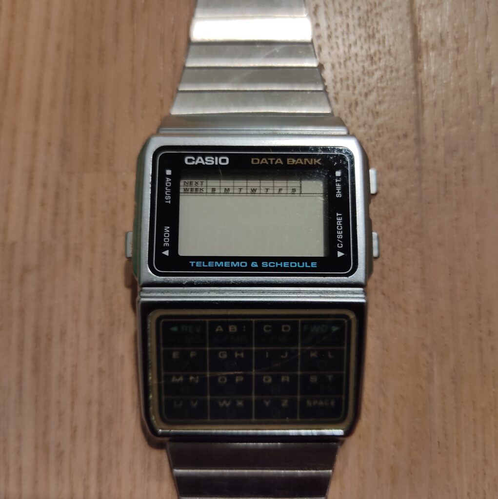 CASIO DATABANK（カシオ データバンク）DBC-610の電池を交換。時刻
