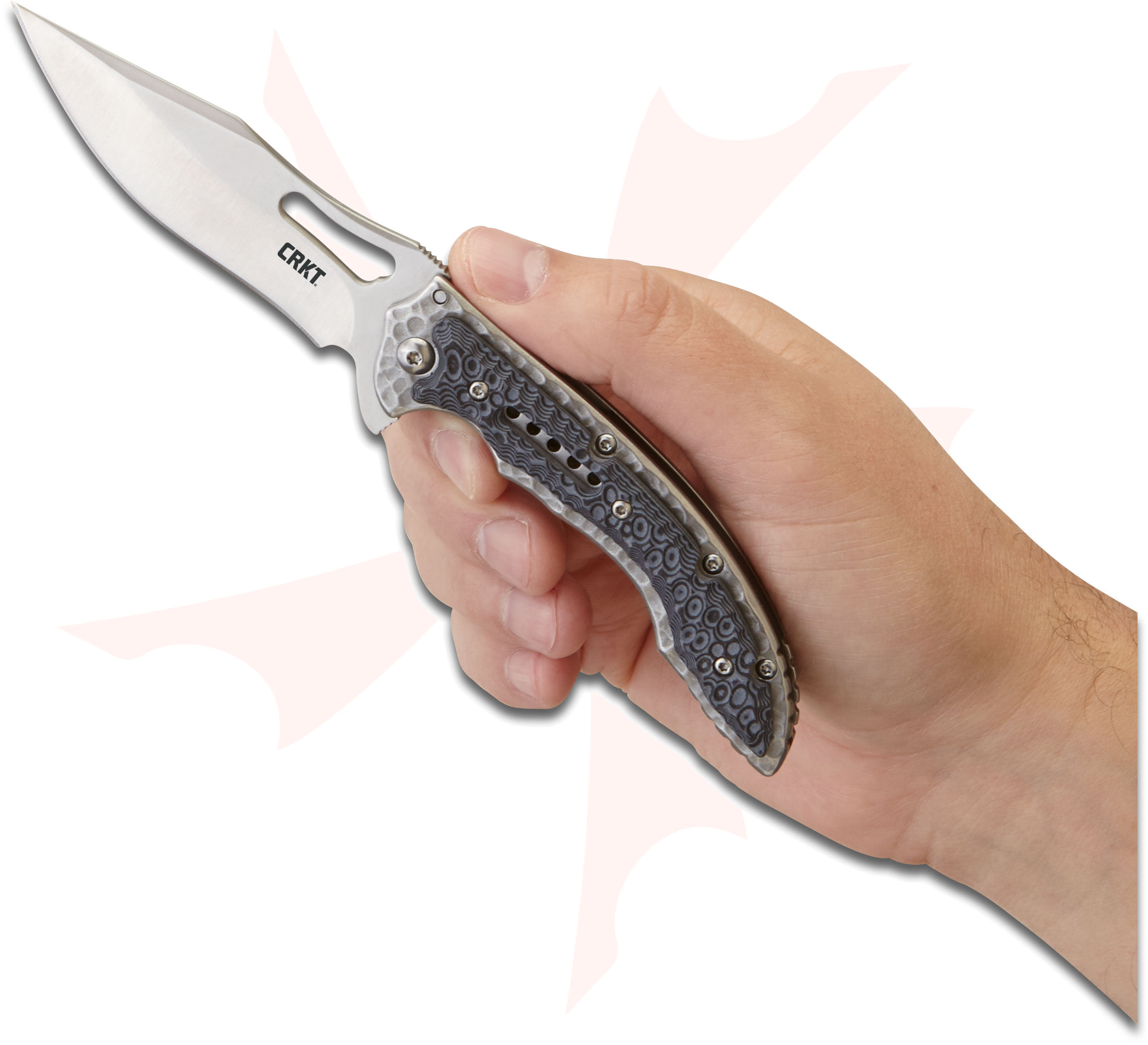 Columbia River CRKT 5462 Fossil Black Compact Flipper 3.439