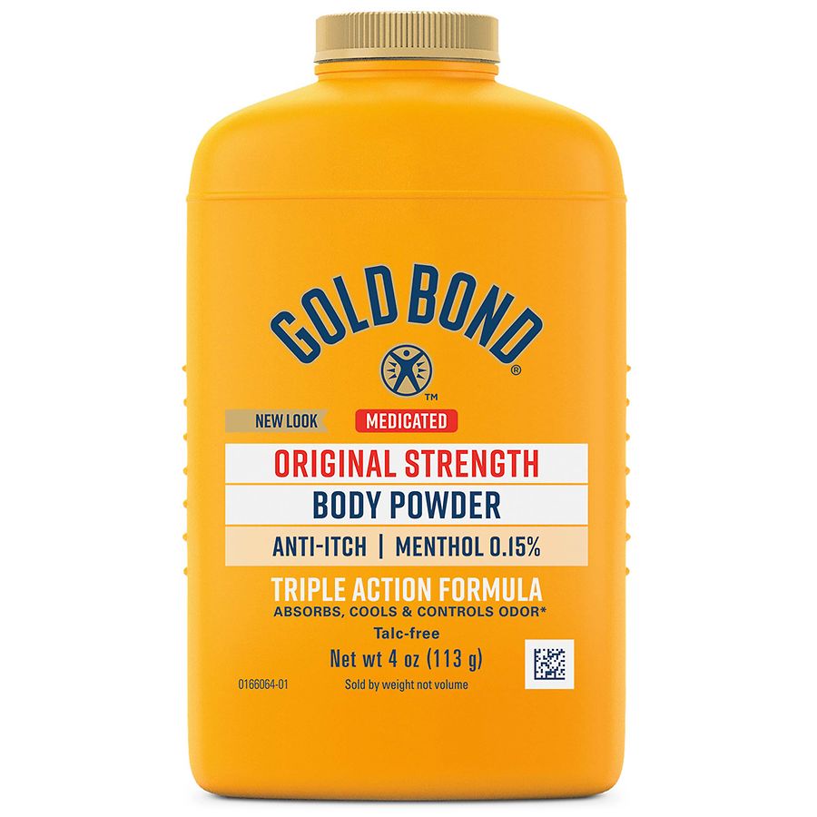 Gold Bond Medicated Original Strength Body Powder, Talc-Free