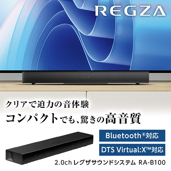 TVS REGZA RA-B100 REGZAサウンドシステム [サウンドバー Bluetooth