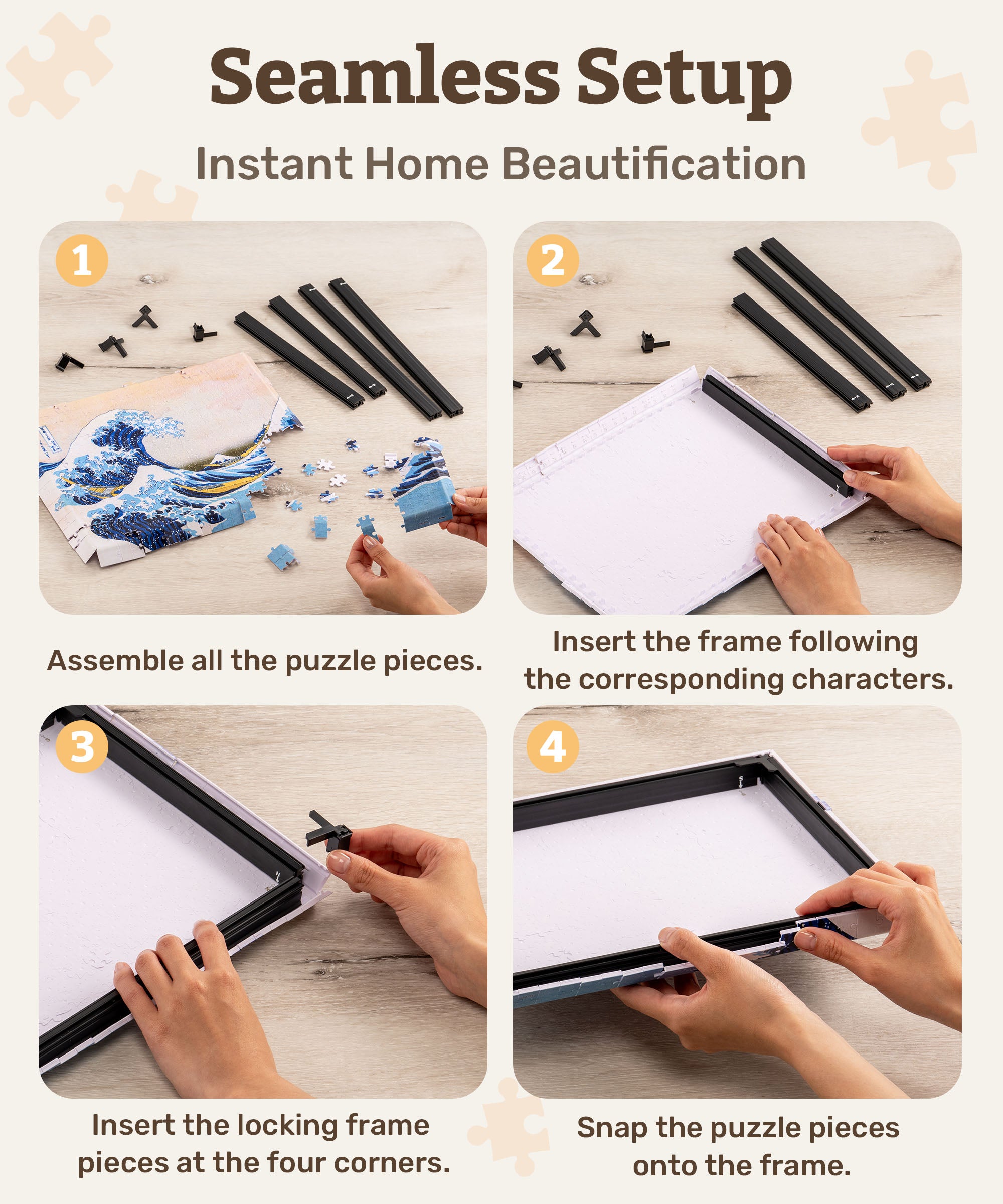 PieceRelax - HN1313 - Puzzle Canvas - Henry Do - Mont Saint Michel