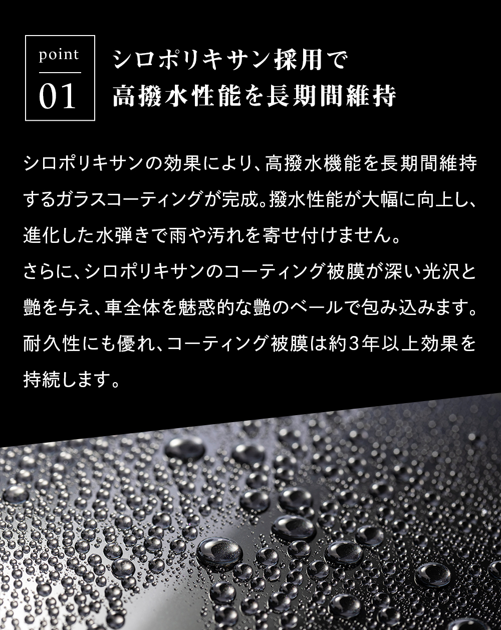 ピカピカレインプレミアム【滑水性】 | すべての商品 | 車のガラス