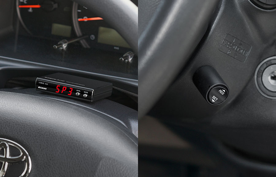 ハイエースには定番のオートクルーズ付きスロコン。3-drive | PIVOT