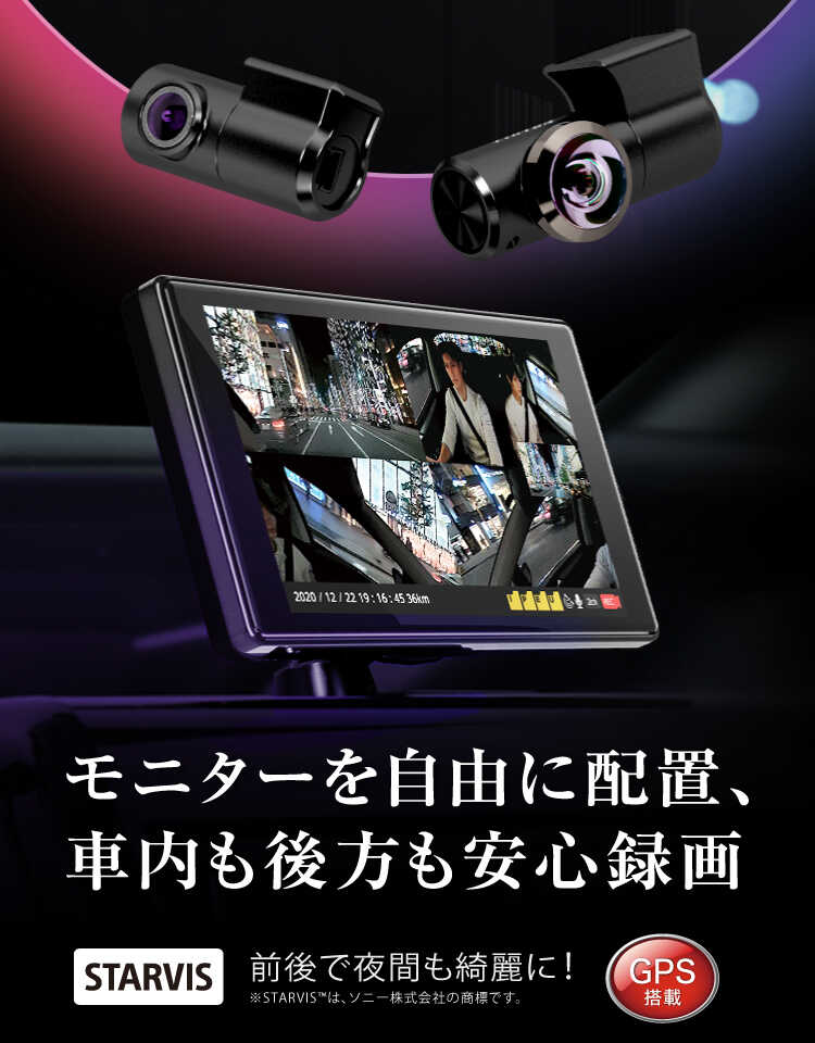 PDR900SP 製品の特長｜360セパレートドライブレコーダー｜PIXYDA
