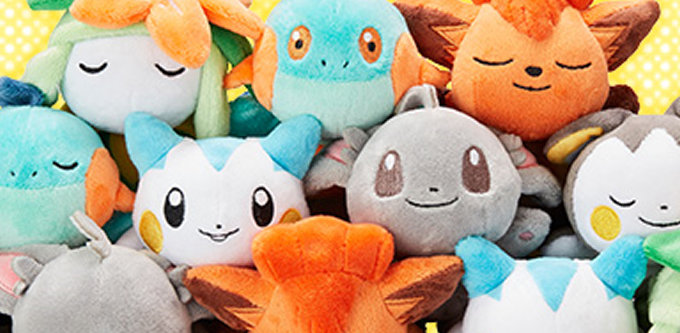 ポケモン「くったりぬいぐるみ」第5弾に、ヌマクロー、ロコン