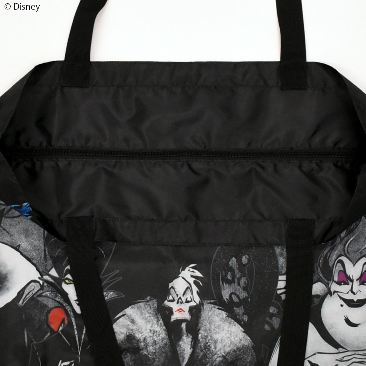 Disney】ディズニーヴィランズ/ファスナー付きトートバッグ(PONEYCOMB