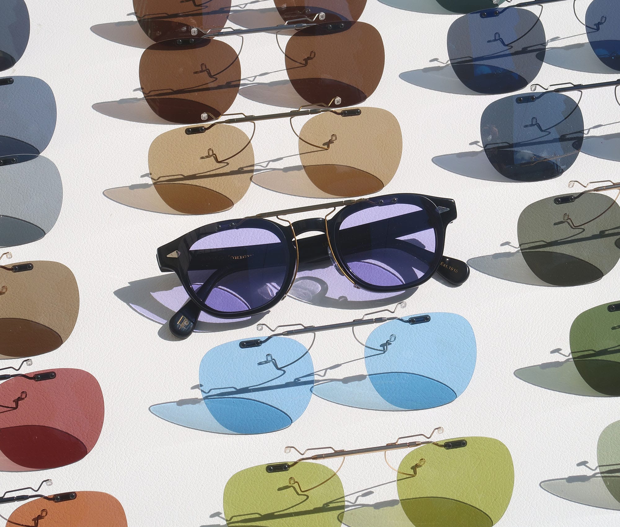 ポンメガネオリジナルのクリップオンサングラス ポンメガネ大宮