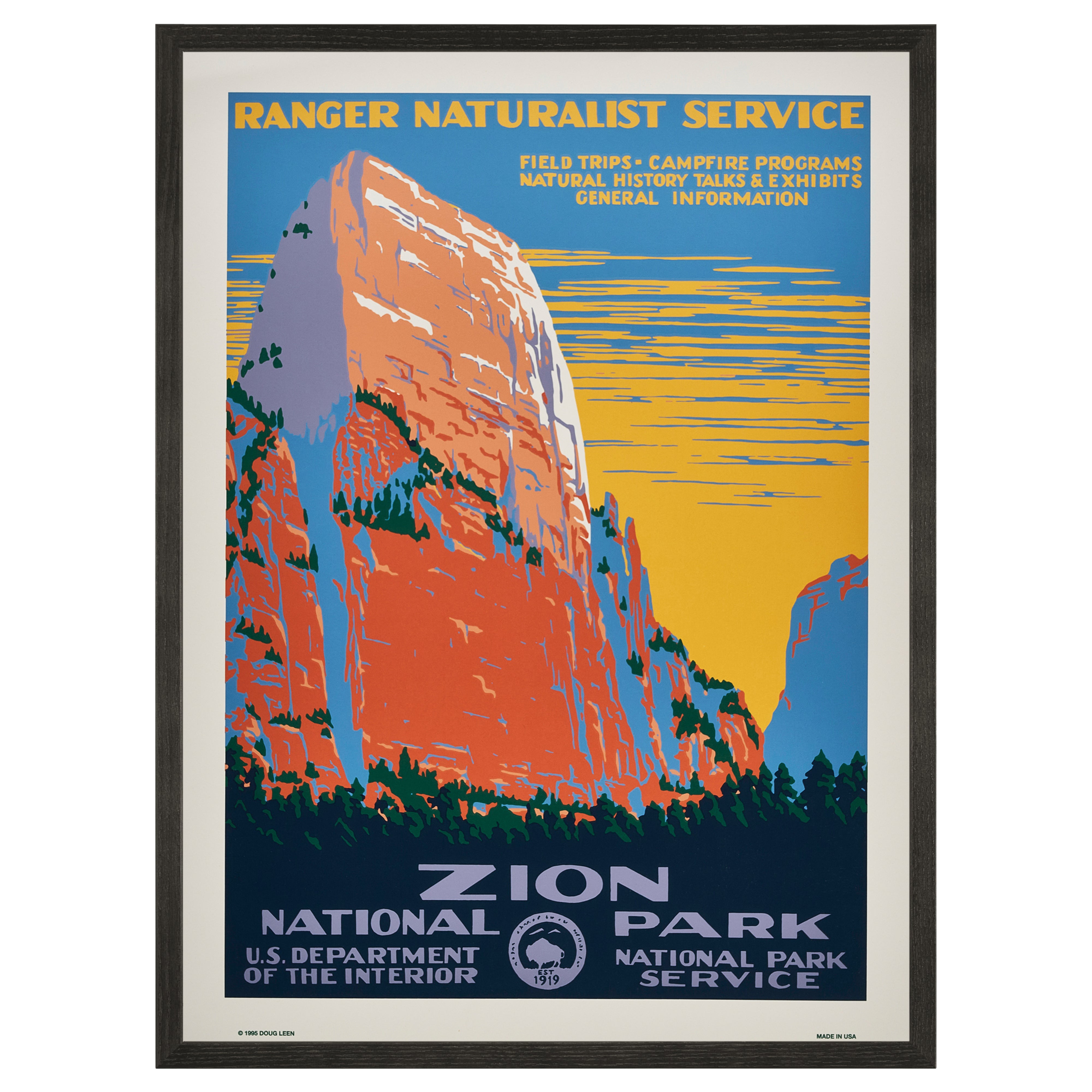 限定3枚】ザイオン国立公園 / アメリカ国立公園ポスター
