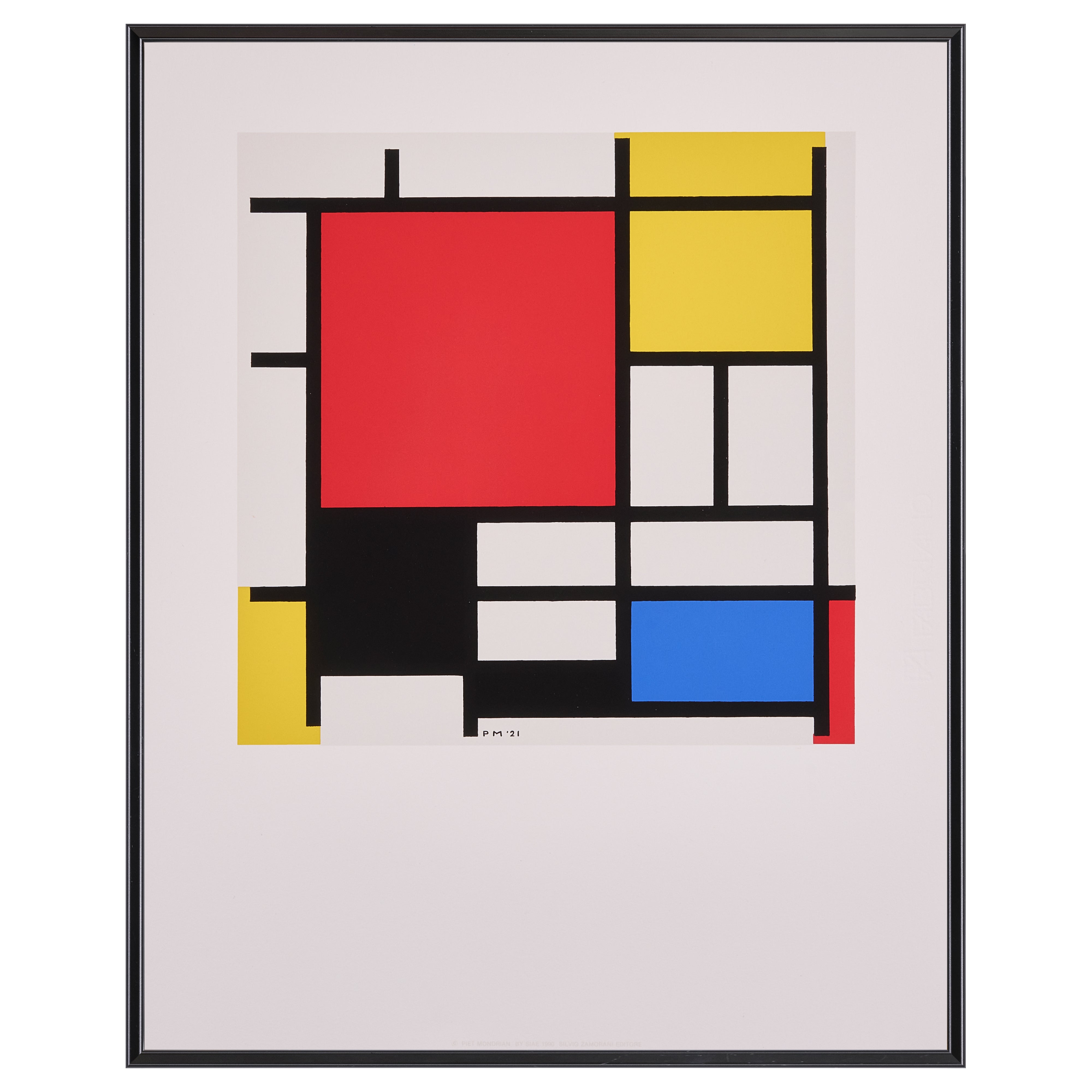 限定30枚】Composition with Red, Yellow, Blue and Black 1921