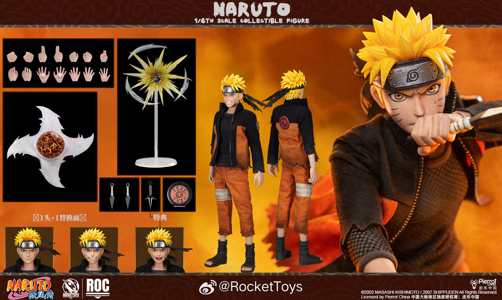 Preorder! Rocket Toys ROC012 Naruto Uzumaki Battle Damaged Version