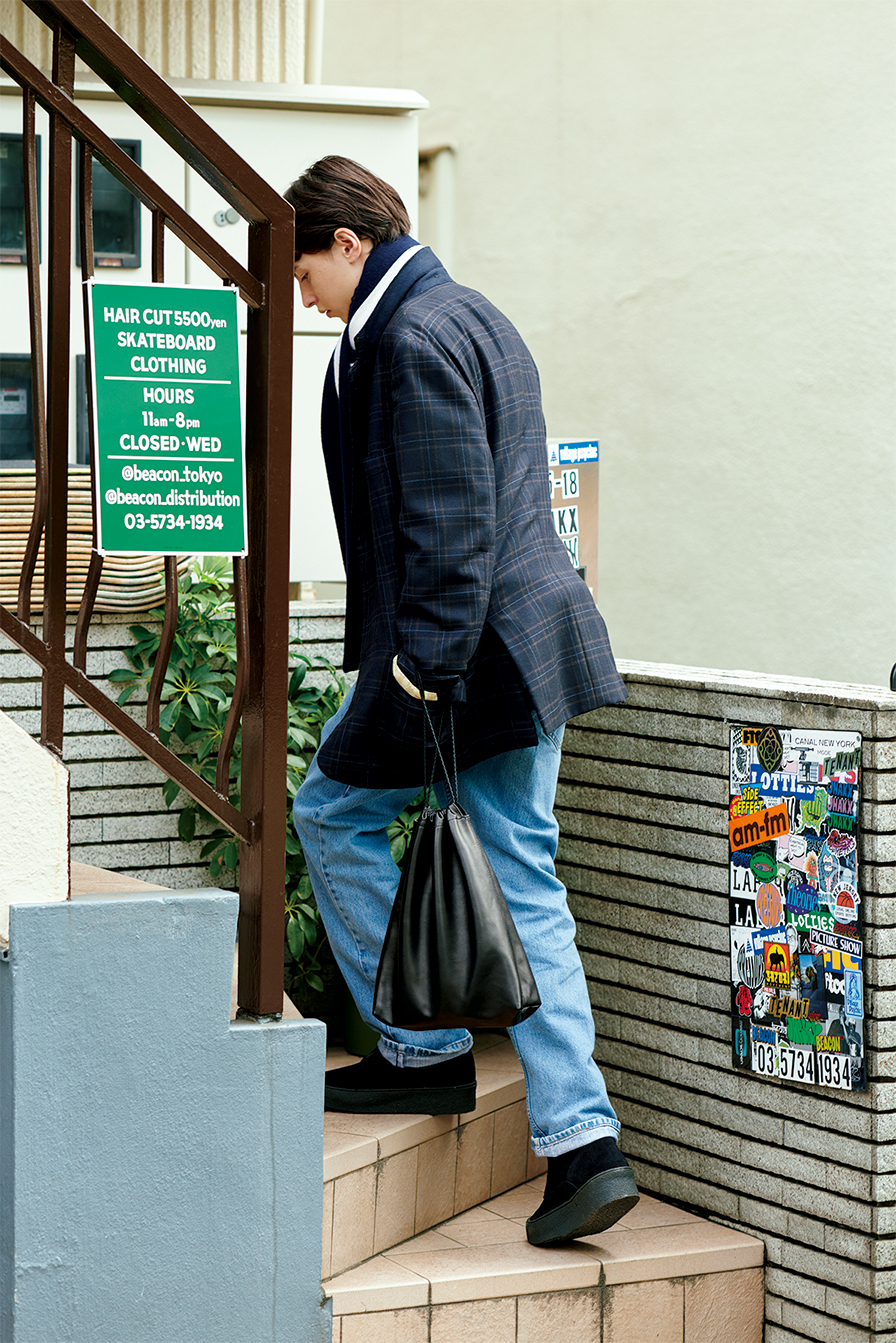 GANZO 巾着バッグ GANZOガンゾ 巾着バッグPECORA 2 Mサイズ