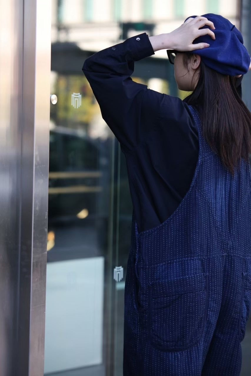 SASHIKO STRIPE OVERALLS WATCH CHAIN ITEM（サシコ ストライプ