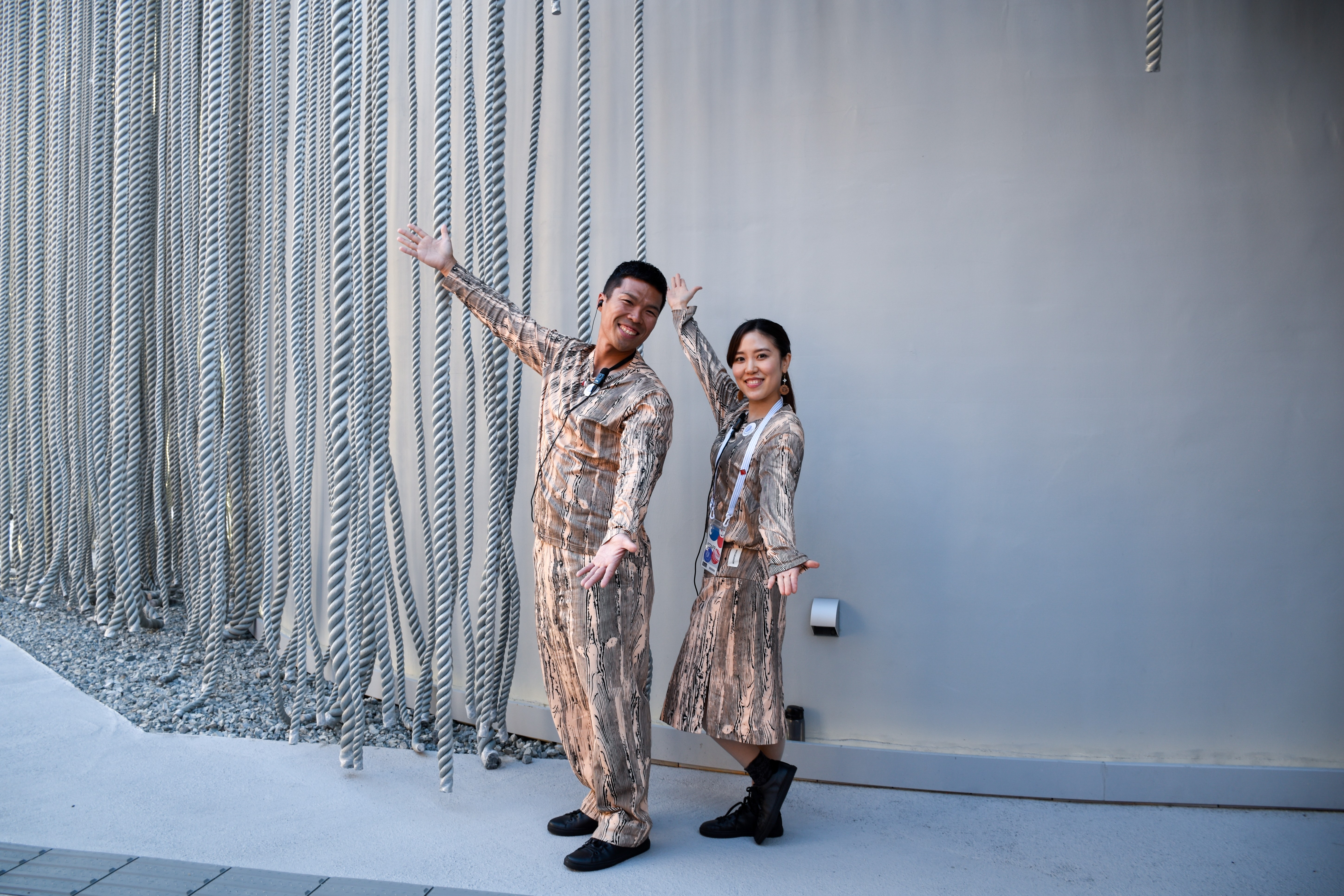 杉、ポルトガルパビリオンにおけるユニフォームの持続可能なインスピ