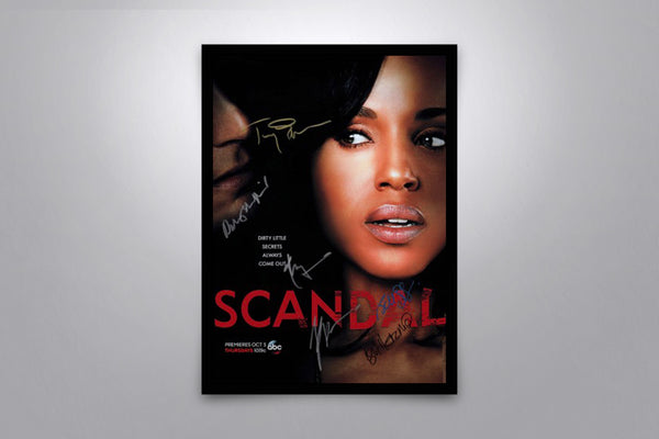 Scandal Signed Poster with COA