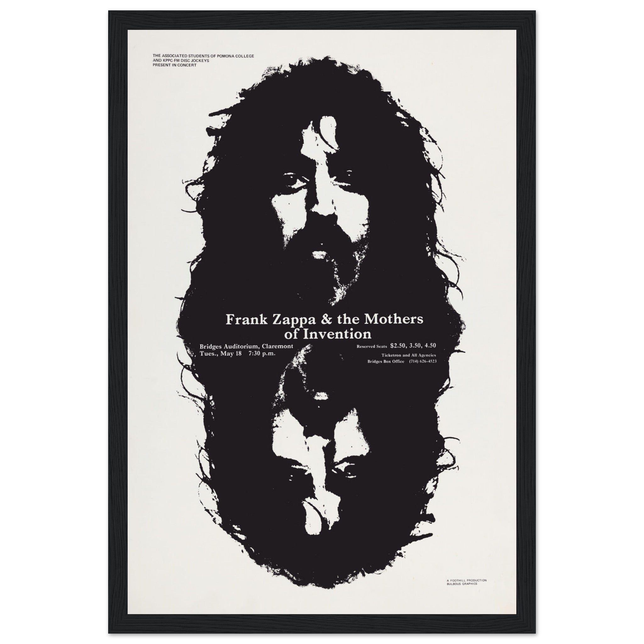 Frank Zappa Poster – Vintage Concert Poster – Poster Peak