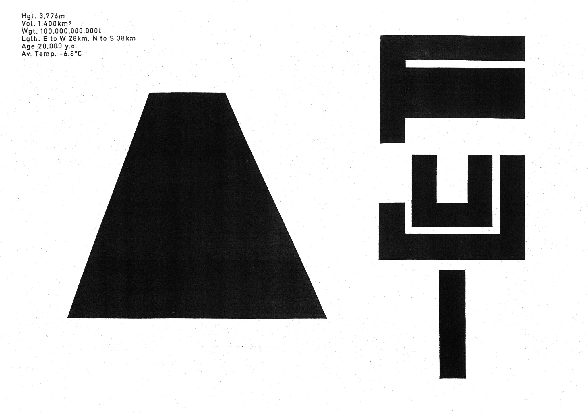 仲條正義の『仲條のフジのヤマイ』シリーズポスター 仲條正義の『仲條