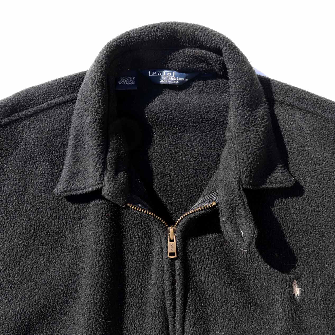 POST JUNK / 90's POLO RALPH LAUREN USA製 ブラック フリース