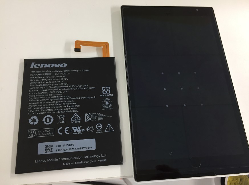 NECタブレットのバッテリー交換が安い！PC-TS708T1Wなら修理費用7800円