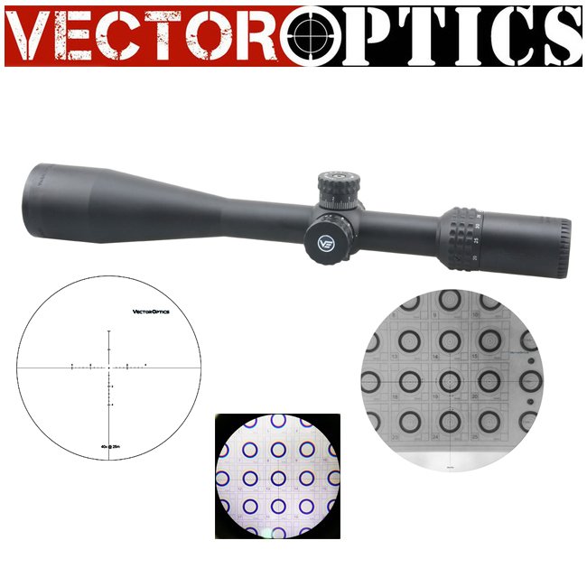 Vector Optics SENTINEL-X 10-40x50 SFP Tüfek Dürbünü SCOL-34