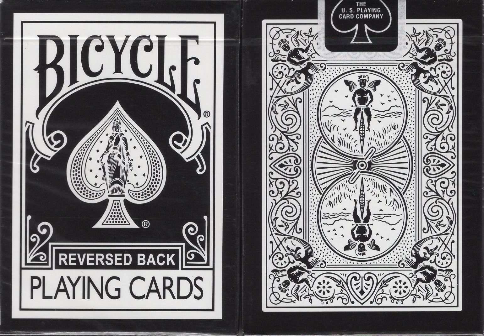 Black Reversed Back Bicycle Playing Cards | PlayingCardDecks.com