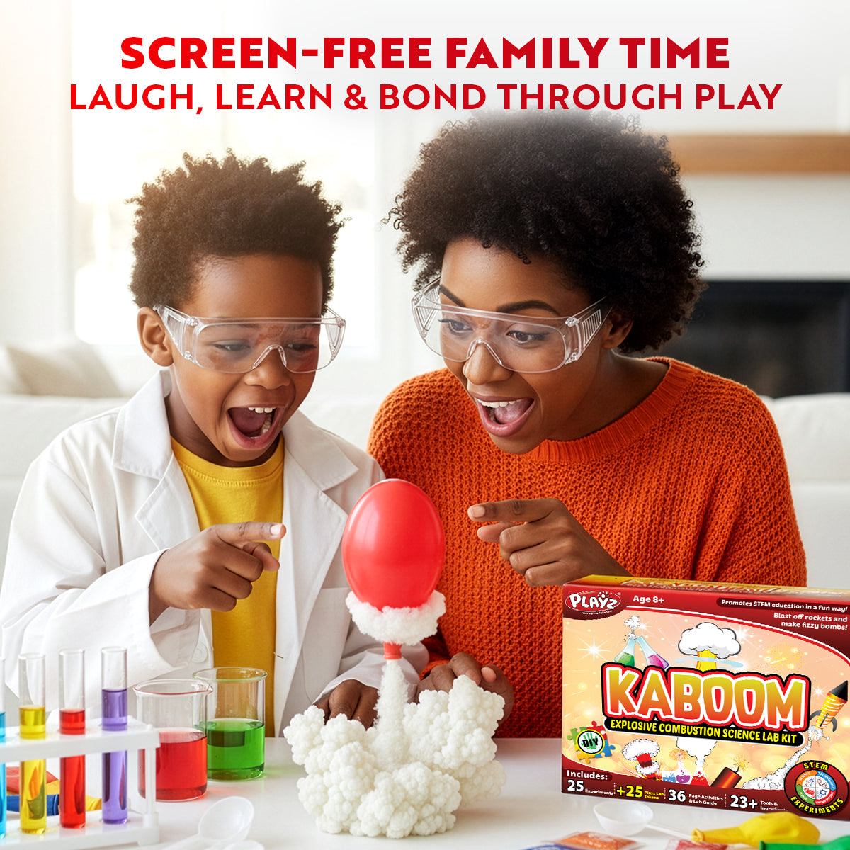 Kaboom! Explosive Science Kit for Kids – Playz - Fun for all ages!
