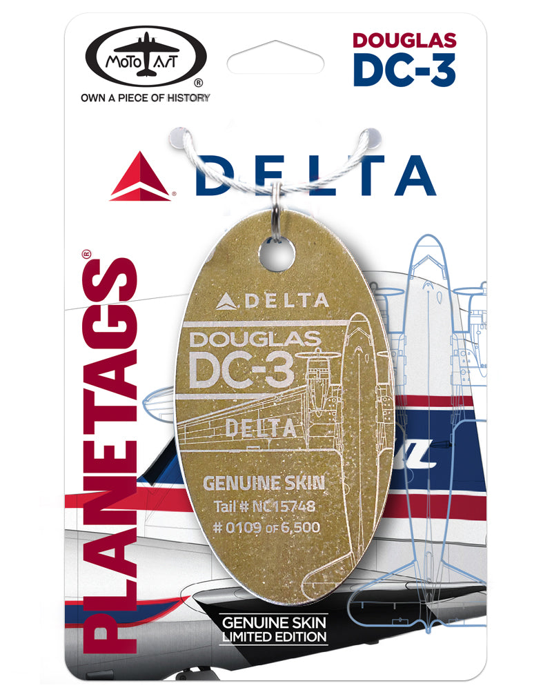 DELTA-DC-3-NC15748 – MotoArt PlaneTags