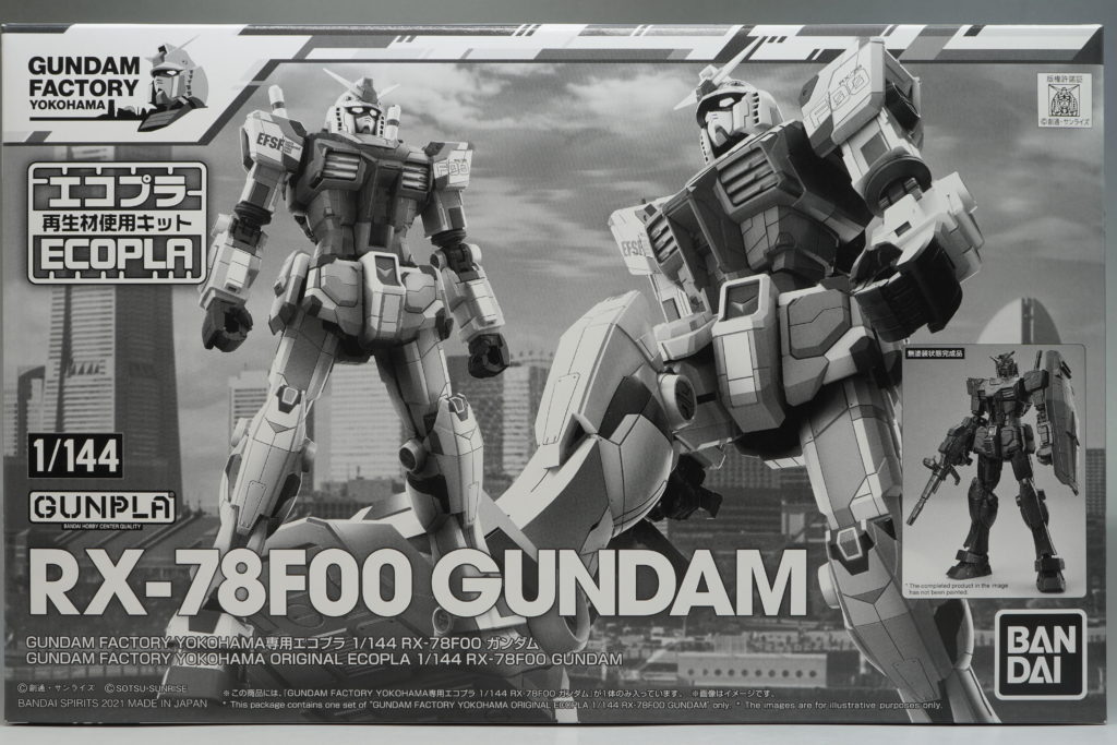 GFY】GUNDAM FACTORY YOKOHAMA専用エコプラ 1/144 RX-78F00 ガンダム