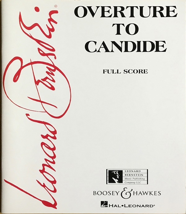 バーンスタイン キャンディード序曲 フルスコア Bernstein Overture to