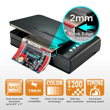 OpticBook 4800 (eBookScan)-Intuitive software allows you to easily