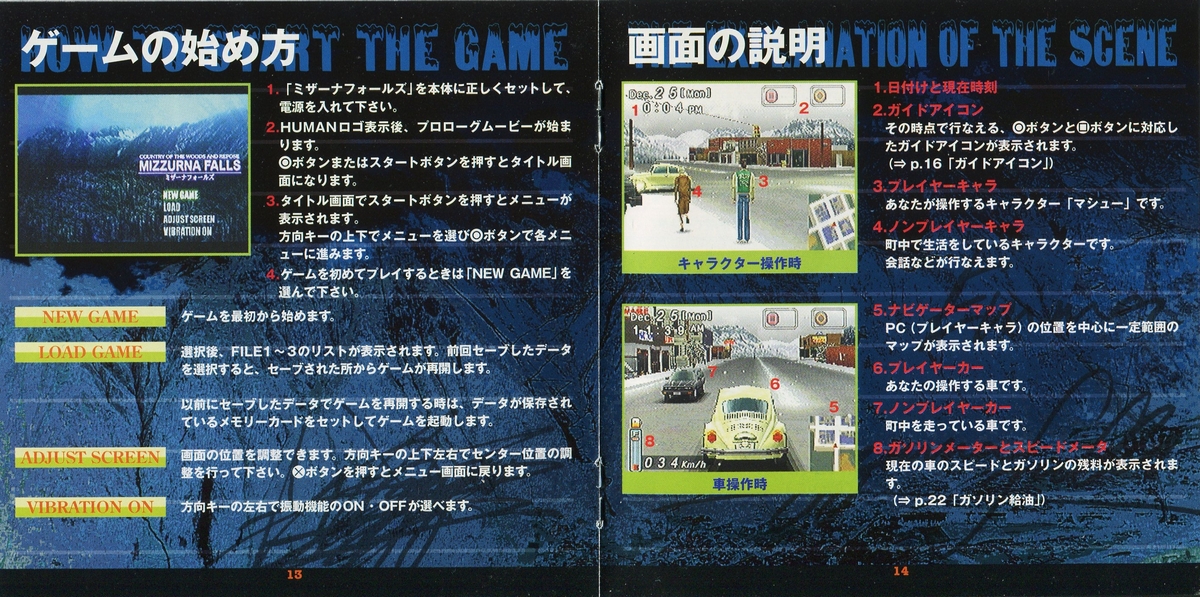 ミザーナ・フォールズ 説明書 - PSのトリセツ