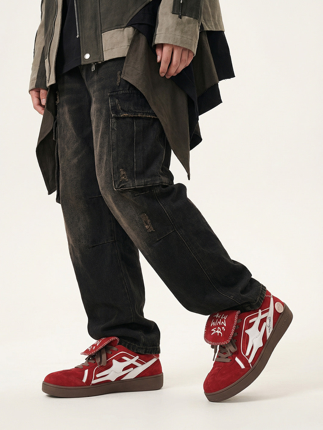 KILLWINNER丨Retro Training Sneaker-Red Velvet