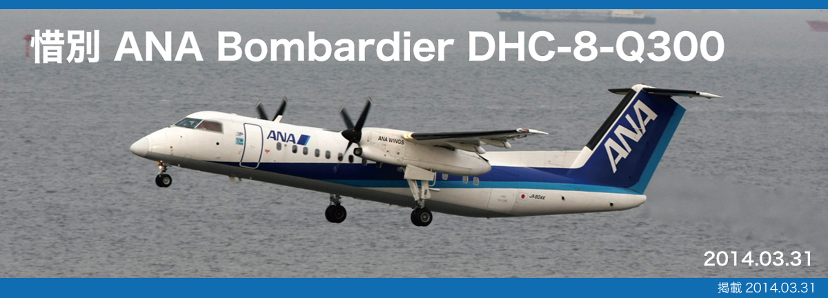 惜別 ANA DHC-8-Q300