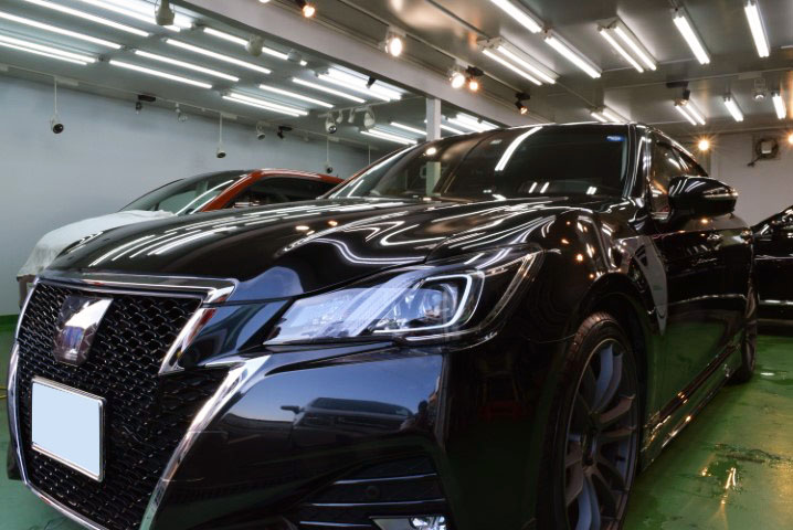 2019/7 トヨタ・クラウンハイブリット（プレシャスブラックパール