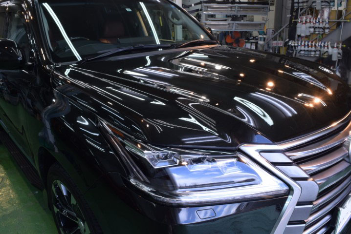 レクサス・LX570（スターライトブラックガラスフレーク）札幌市東区