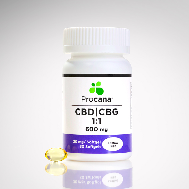 CBD + CBG Capsules 1:1 – Balanced Cannabinoid Formula